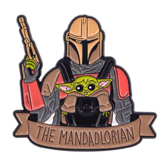 Jewelry - The Mandalorian Baby Yoda Star Wars Enamel Pin